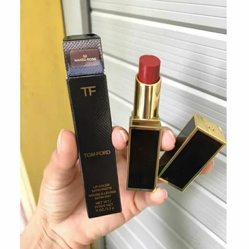Son Thỏi Tom Ford 52 Naked Rose Vỏ Đen Fullsize Có Hộp
