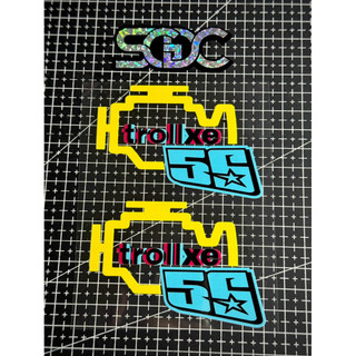 Tem Sticker DTF TROLL.XE Phiên Bản Kỉ Niệm & 56 Team 2025 |SGDC - 1 Cái/Cặp|