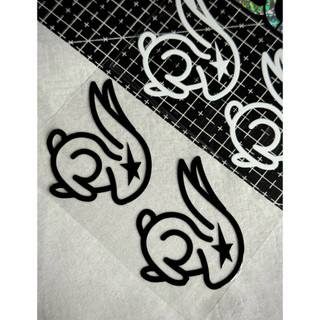 Tem Sticker DTF - Speed Bunny 56 Team, 2 Màu Sắc |SGDC - 1 Cái/Cặp|