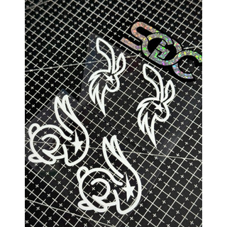 Tem Sticker DTF - Speed Bunny 56 Team, 2 Màu Sắc |SGDC - 1 Cái/Cặp|