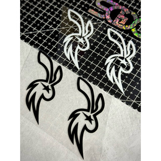 Tem Sticker DTF - Speed Bunny 56 Team, 2 Màu Sắc |SGDC - 1 Cái/Cặp|
