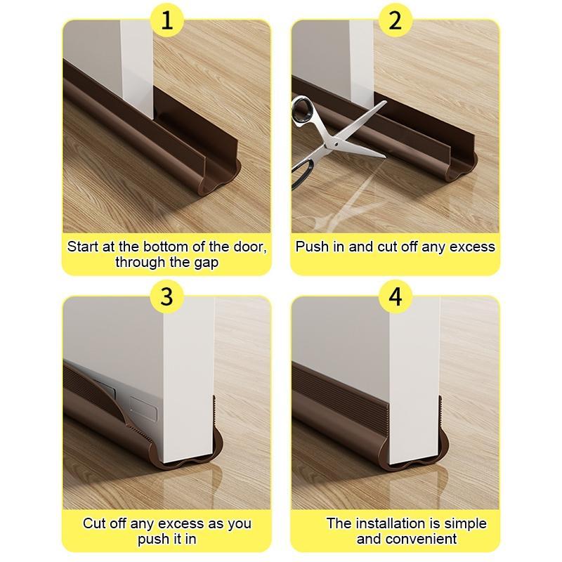 Đường ray cửa dài 93cm, Chống ồn, Thông gió điều hòa chống không khí, Côn trùng chống nguy hiểm