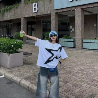 Áo Thun Boxy In Ngôi Sao SIMPSON Local Brand Unisex Nam Nữ Oversize New 2025