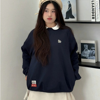 Áo Sweater By Cam Cam  Nỉ Lông Cáo Basic Mềm Mịn Dày Dặn Logo Mini Nam Nữ New 2025