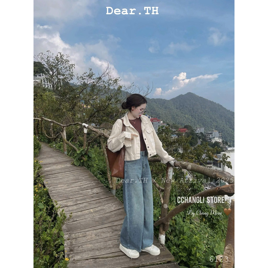 [𝐒𝐮𝐙𝐲] Áo Khoác Jeans Mềm Khuy Màu QCCC Loại 1 (50-60kg 1m58 trở lên)