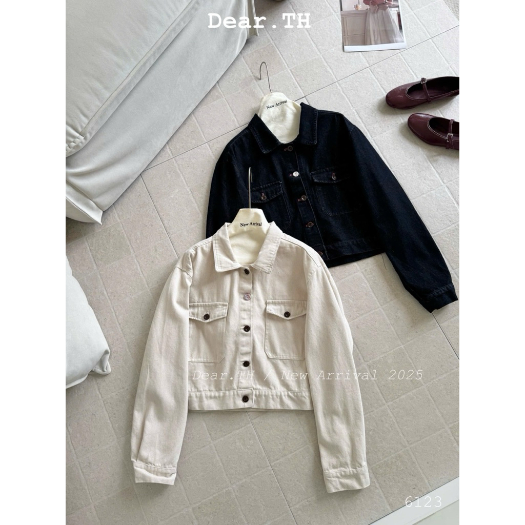 [𝐒𝐮𝐙𝐲] Áo Khoác Jeans Mềm Khuy Màu QCCC Loại 1 (50-60kg 1m58 trở lên)