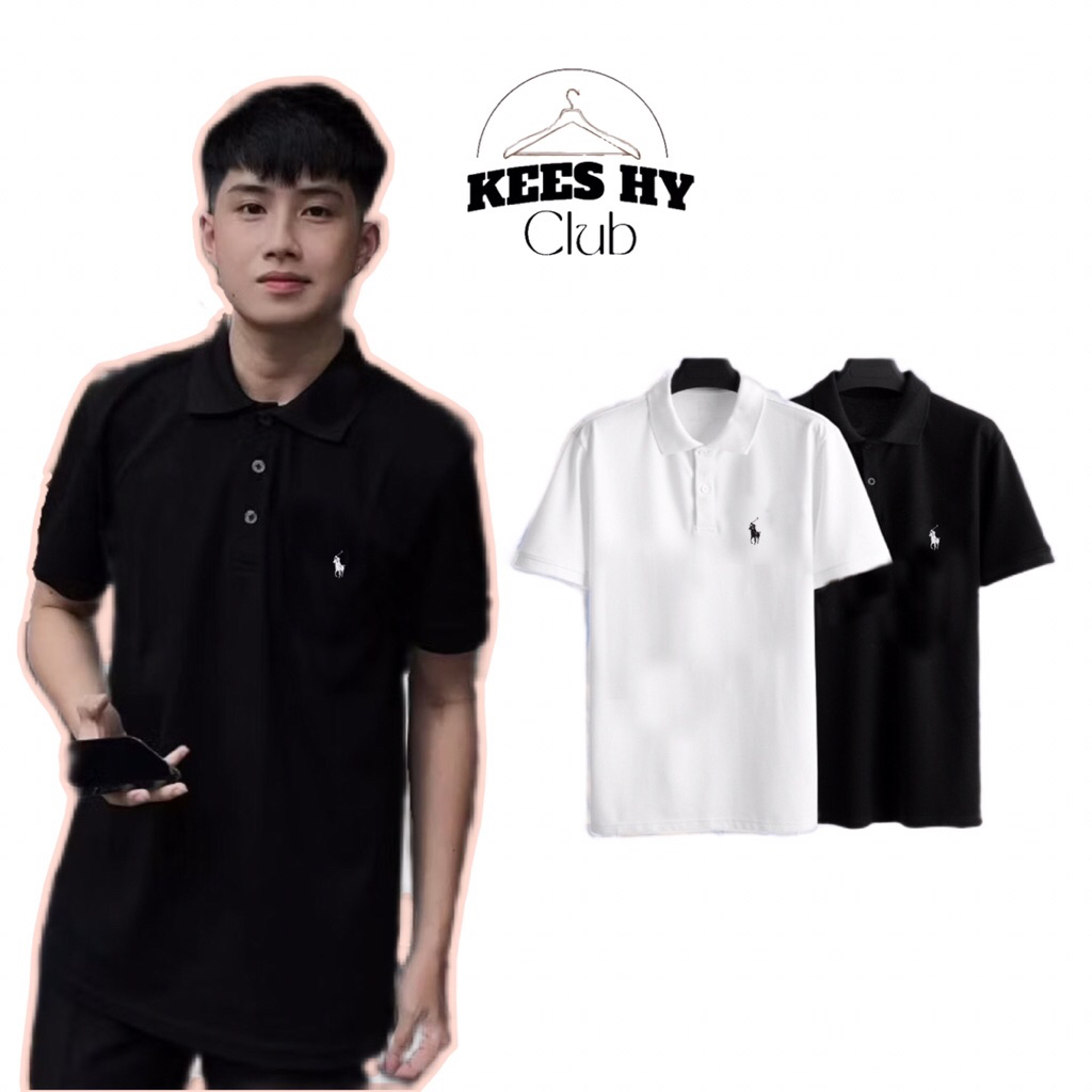 Áo Polo Cổ Bẻ Thêu Logo Hình Ngựa Cao Cấp Nam Nữ