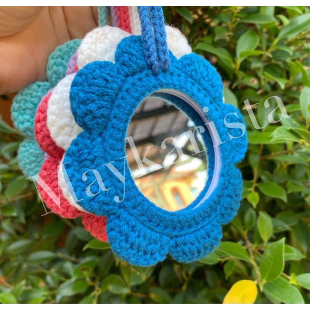 Móc Treo Túi / Móc Khoá Kèm Gương Mini Xinh Xắn