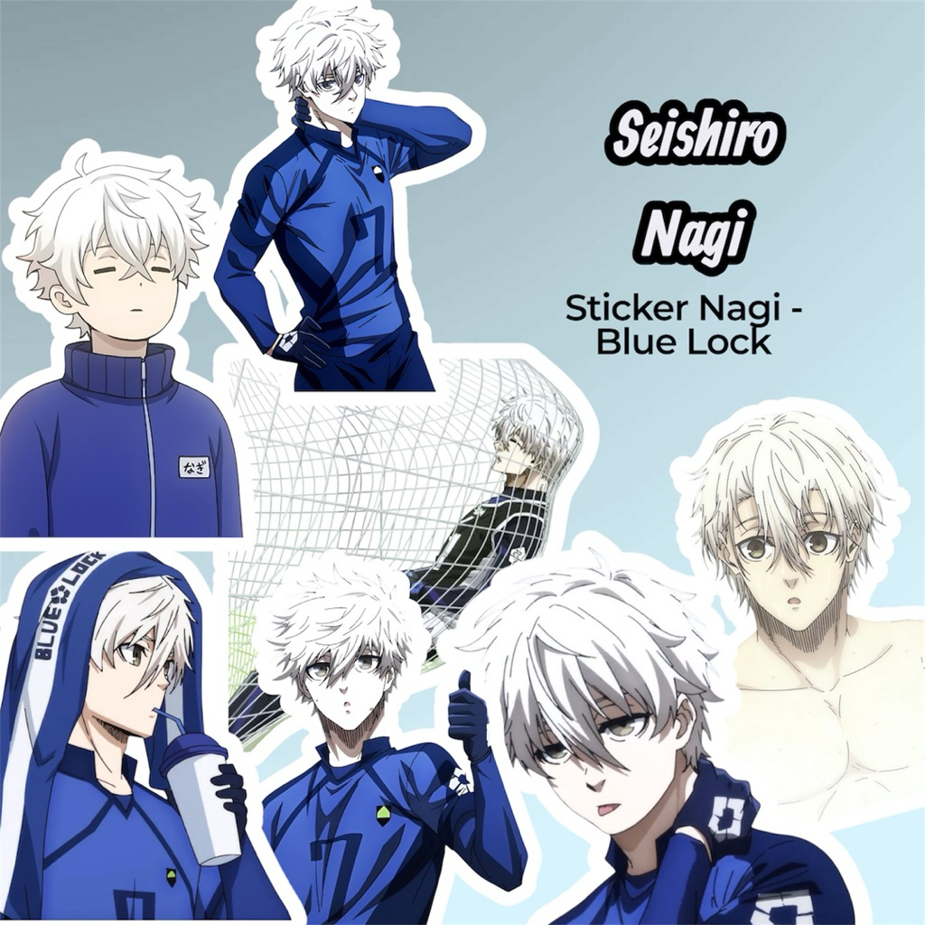 50-100 Sticker Nagi Blue Lock Hình dán Nagi Seishiro cắt sẵn bóc ra dán ...