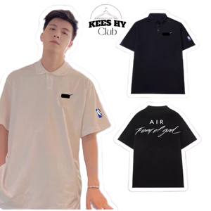 Áo Polo Fear Of God x Basketball Chất Vải Cotton Da Cá Sấu 2 Lớp Cao Cấp Full