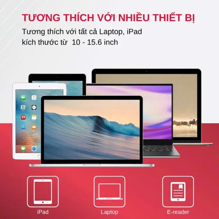 Giá đỡ máy tính bảng, ipad hợp kim nhôm thiết kế công thái học, đế đúc nguyên khối chống rung, chắc chắn xếp gọn