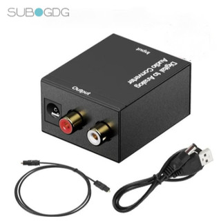 SUBOGDG Bộ Chuyển Đổi Âm Thanh Kỹ Thuật Số USB Sang Âm Thanh Analog Mới Bộ Chuyển Đổi Âm Thanh Kỹ Thuật Số Mini Màu Đen