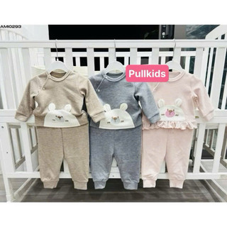 Bộ ,body nỉ nhung cho bé Anminaza vải lông thỏ mềm mịn,ấm áp - Hàng Chính Hãng AMI0289