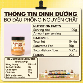 Combo 2 Hũ Bơ Dẻ 100g + Bơ Hạt Tự Chọn 200g Spoon It Up – Không Đường, Không Dầu