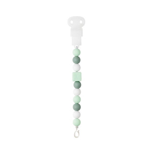 Dây kẹp gặm nướu, dây đeo ti giả silicon cao cấp, an toàn cho bé Nattou