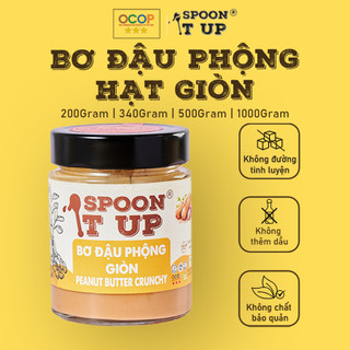 Bơ Đậu Phộng Hạt Giòn Spoon It Up – Đậu Giòn Tự Nhiên – Không Đường Không Dầu Eat Clean Gym