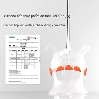 Youkebei gặm nướu cho bé Hình Thỏ gặm nướu đồ gặm nướu cho bé Không Chứa BPA Gặm Nướu Tay Cầm Silicon Siêu Mềm