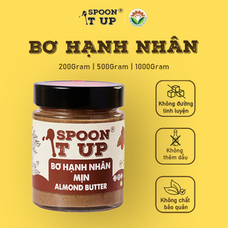 Bơ Hạnh Nhân Nguyên Chất Spoon It Up – Sánh Mịn Tự Nhiên Không Đường Không Dầu, Thuần Chay
