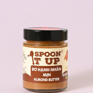 Bơ Hạnh Nhân Nguyên Chất Spoon It Up – Sánh Mịn Tự Nhiên Không Đường Không Dầu, Thuần Chay