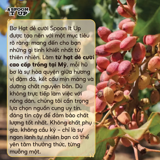Bơ Hạt Dẻ Cười Spoon It Up Nguyên Chất Không Đường Hương Vị Mới Lạ Hợp Làm Nhiều Loại Bánh