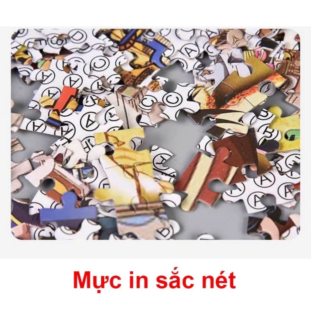 Puzzle 1000 miếng One Piece HD Anime Người lớn Trò chơi đố cho trẻ em 75*50 cm
