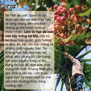 Bơ Hạt Dẻ Cười – Pistachio Paste Spoon It Up 1kg–5kg, Không Đường, Thích Hợp Với Làm Bánh