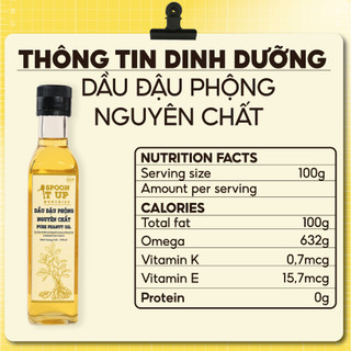 Dầu Phộng Nguyên Chất Spoon It Up – Đậu Phộng Sẻ Quảng Nam – Tốt Cho Tim Mạch Eat Clean