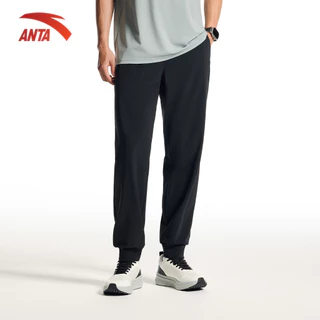 ANTA Nam Training Quần dài thể thao dệt kim thoáng mát Knitted Track Pants 1525C7306