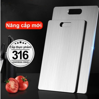 SUBOGDG Thớt INOX 316 diệt khuẩn thời thượng -  lau chùi và vệ sinh Dễ Dàng, Rã Đông Nhanh,Phù hợp cho nhà bếp