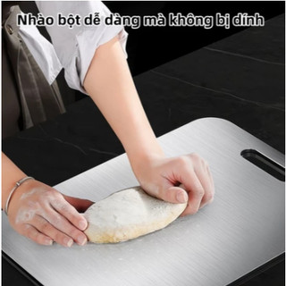 SUBOGDG Thớt INOX 316 diệt khuẩn thời thượng -  lau chùi và vệ sinh Dễ Dàng, Rã Đông Nhanh,Phù hợp cho nhà bếp