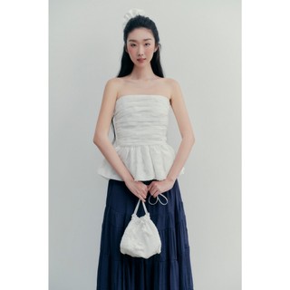 Áo OLV cúp ngực xếp ly dáng peplum nhiều màu pastel trẻ trung Ellerby phù hợp đi chơi đi cà phê