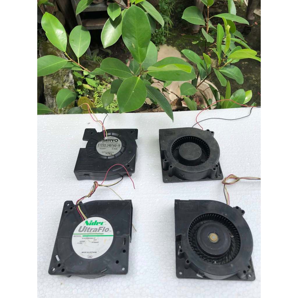 Quạt Fan Sò Ly Tâm 24V hoặc 52V dòng 0,9A Kích thước 12x12x3Cm