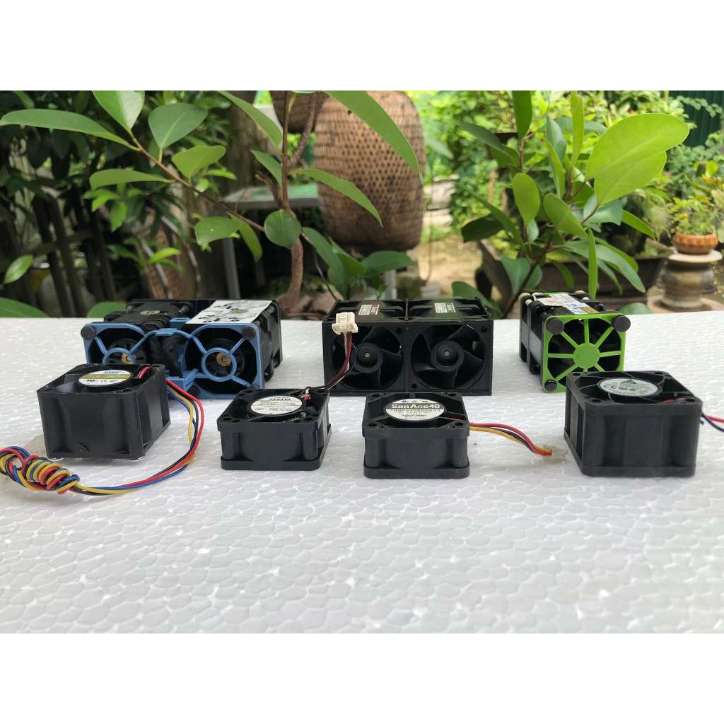 Quạt Fan Phản lực 12V Kích thước 4x4Cm độ Dày 1-3Cm