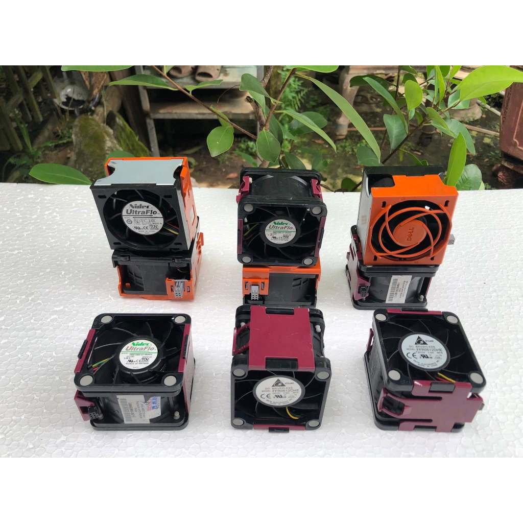 Quạt Fan Phản lực Đôi Siêu tốc 12V Máy Chủ Server dòng Cao kích thước 6x6x4Cm VÀ 8x8x6Cm NGẪU NHIÊN NHƯ HÌNH