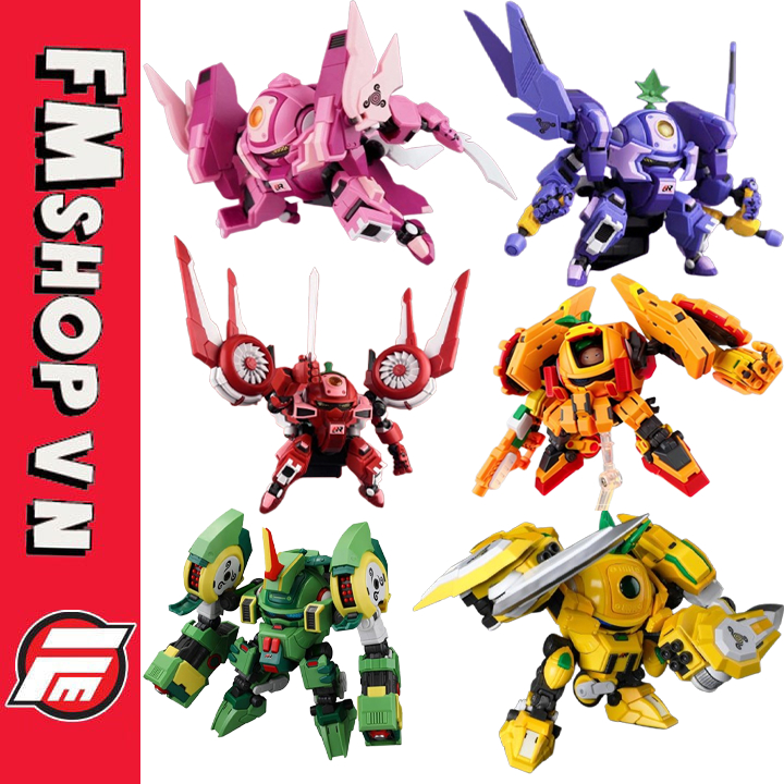 Mô Hình Lắp Ráp Model Kit Robo Trái Cây Thơm/Táo/Quýt/Dâu/Peach/Nho