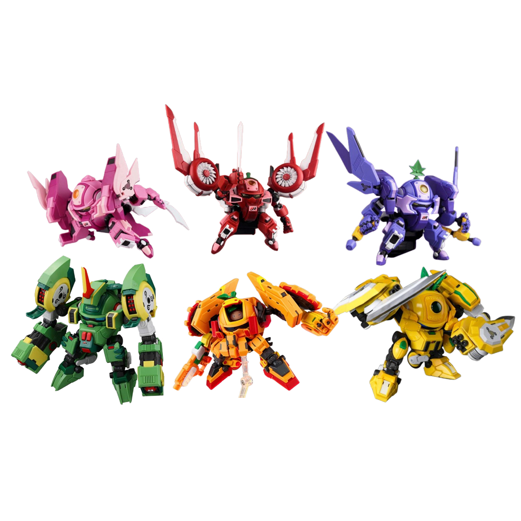 Mô Hình Lắp Ráp Model Kit Robo Trái Cây Thơm/Táo/Quýt/Dâu/Peach/Nho