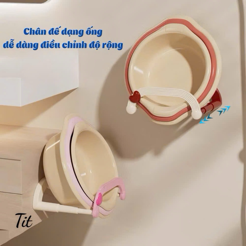 Giá treo chậu rửa treo tường, giá để đồ đa năng tiện lợi