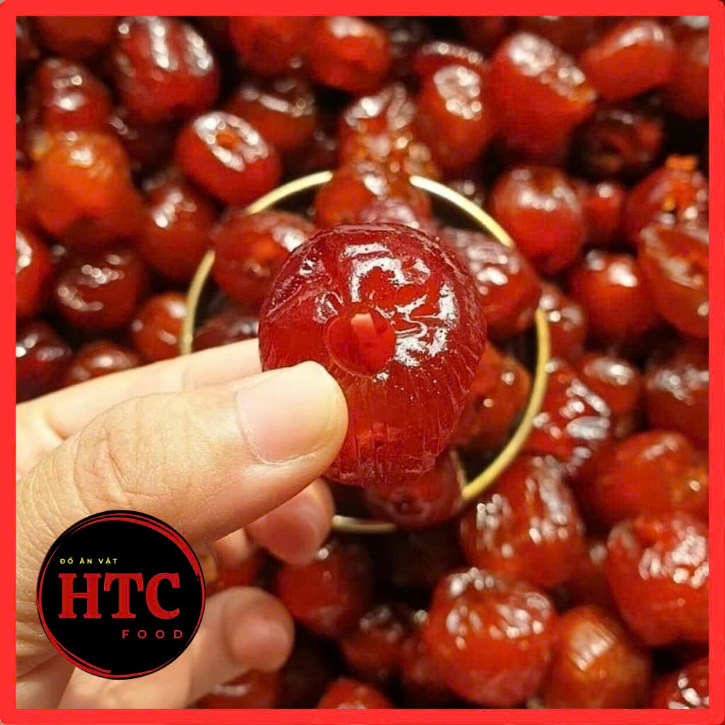 Mứt táo sấy dẻo Thái Lan không hạt loại 1, dẻo mềm, ít ngọt cực ngon, mứt trái cây sấy dẻo, HTC Food