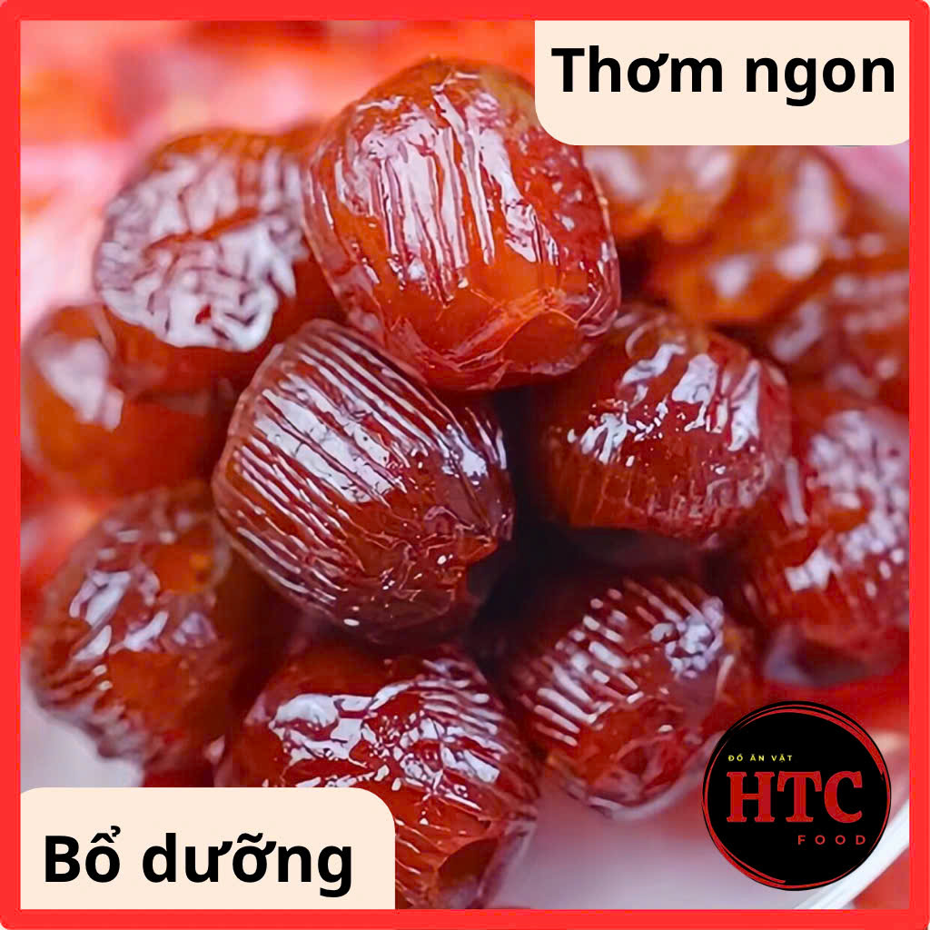 Mứt táo sấy dẻo Thái Lan không hạt loại 1, dẻo mềm, ít ngọt cực ngon, mứt trái cây sấy dẻo, HTC Food