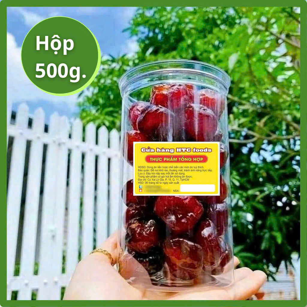 Mứt táo sấy dẻo Thái Lan không hạt loại 1, dẻo mềm, ít ngọt cực ngon, mứt trái cây sấy dẻo, HTC Food