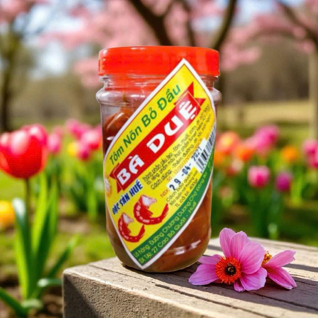 COMBO 5 HỦ - Tôm chua Bà Duệ hủ 400g (tôm Nõn bỏ đầu) loại đặc biệt - Đặc sản Huế