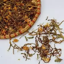 0,5 KG Trà Sơn mật Hồng sâm (loại ngon) nhiều cỏ ngọt giúp ngủ ngon, trà thảo mộc mát gan
