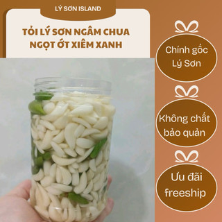 🔥 TỎI LÝ SƠN🔥  NGÂM GIẤM NUÔI Chua ngọt, ớt xiêm xanh Đặc Sản Lý Sơn & Quảng Ngãi