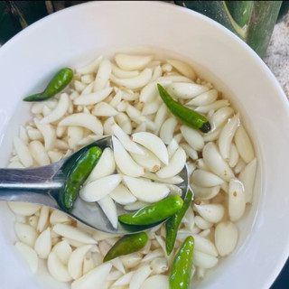 🔥 TỎI LÝ SƠN🔥  NGÂM GIẤM NUÔI Chua ngọt, ớt xiêm xanh Đặc Sản Lý Sơn & Quảng Ngãi