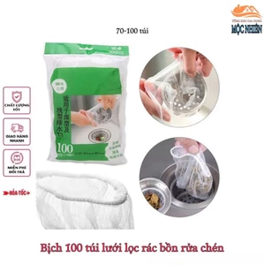 Bịch túi lưới lọc rác bồn rửa chén, bát (khoảng 50-100 túi lưới/bịch) - đa năng, tiện dụng