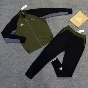 Bộ Nỉ Nam Đát Chữ A Thêu vải cao cấp Set áo hoodie zip thêu màu rêu nam nữ form rộng vải cotton xịn