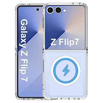 Ốp Likgus trong suốt hỗ trợ sạc không dây cho Samsung ZFold 7 và ZFlip 7 chống ố vàng