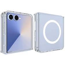 Ốp Likgus trong suốt hỗ trợ sạc không dây cho Samsung ZFold 7 và ZFlip 7 chống ố vàng