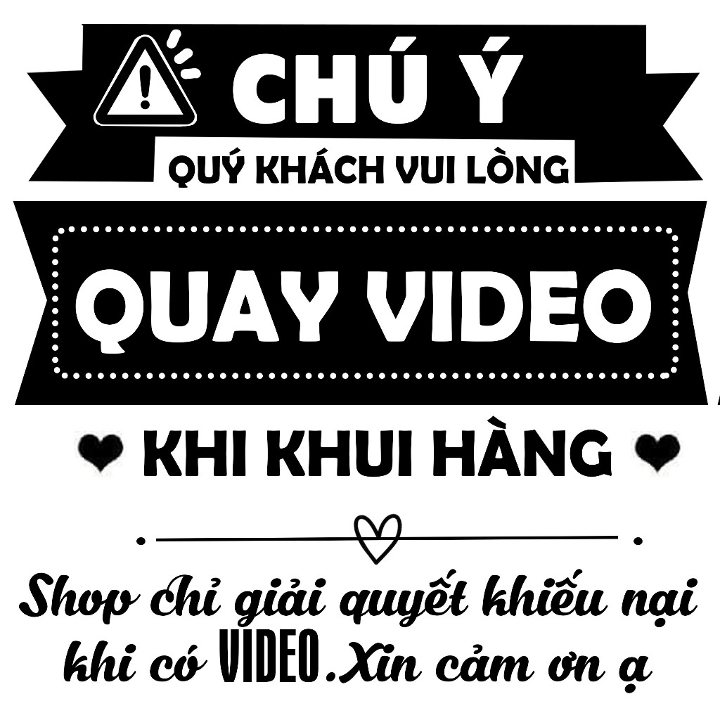 Set 500 sticker có keo dán QUAY VIDEO MỞ HÀNG, size 5x5cm mini | Shopee ...