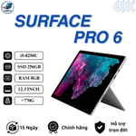 Micorsoft Surface Pro 6 Core i5-8350U l Ram 8GB l SSD 256GB - Tablet Laptop 2in1 Cảm Ứng - Tặng Kèm Túi Chống Sốc — ảnh 1